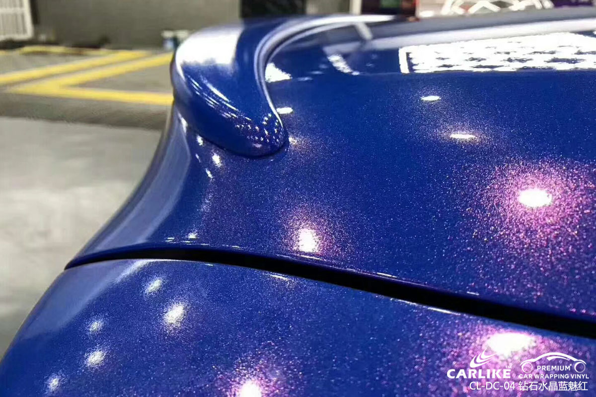 CARLIKE卡莱克™CL-DC-04丰田钻石水晶蓝魅红车身改色膜