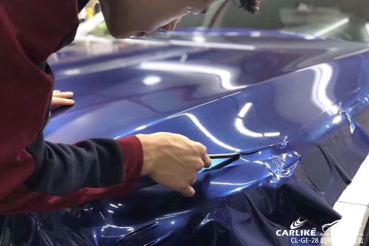 CARLIKE卡莱克™CL-GE-28奔驰超亮金属午夜蓝全车身贴膜
