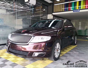 CARLIKE卡莱克™CL-GE-08红旗超亮金属黑玫瑰全车身改色膜