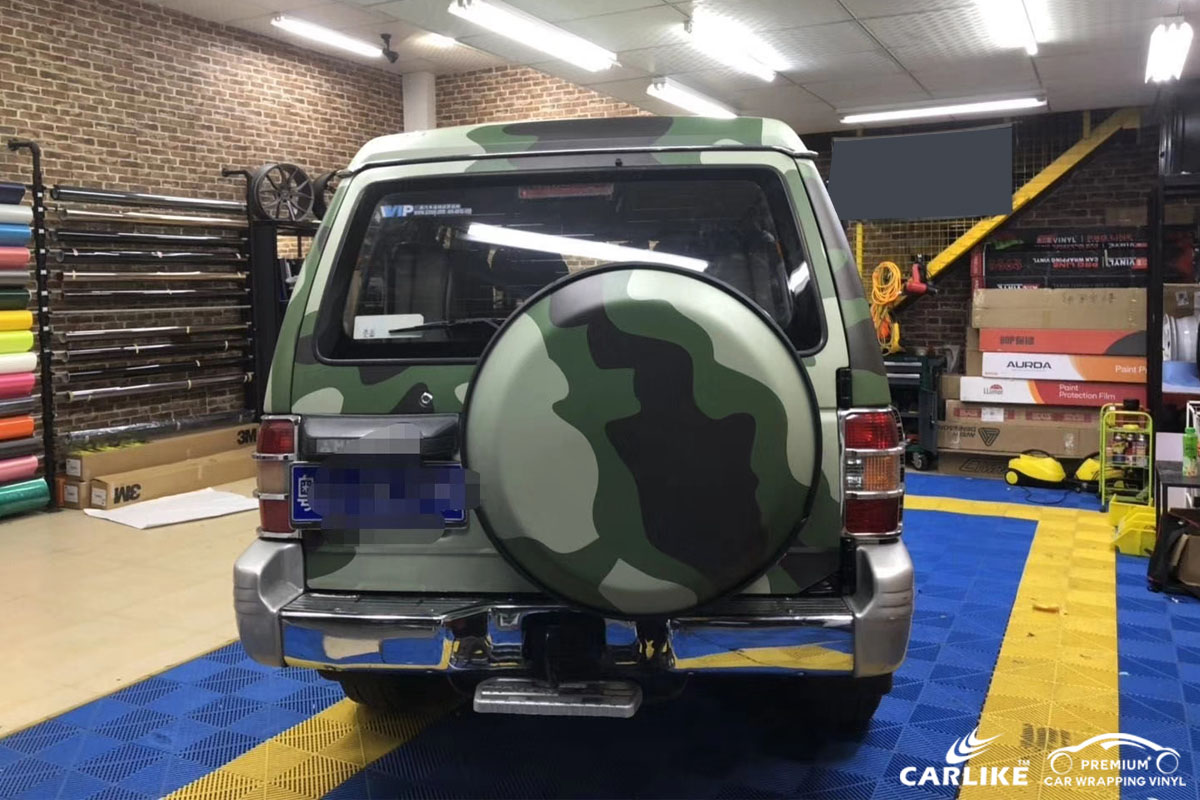 CARLIKE卡莱克™CL-CA丰田森林迷彩喷绘涂鸦整车改色贴膜
