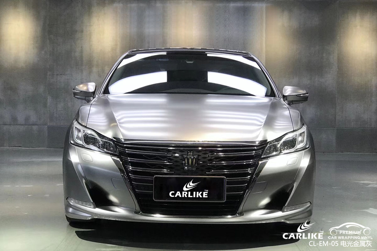 CARLIKE卡莱克™CL-EM-05丰田皇冠金属电光金属灰汽车改色膜