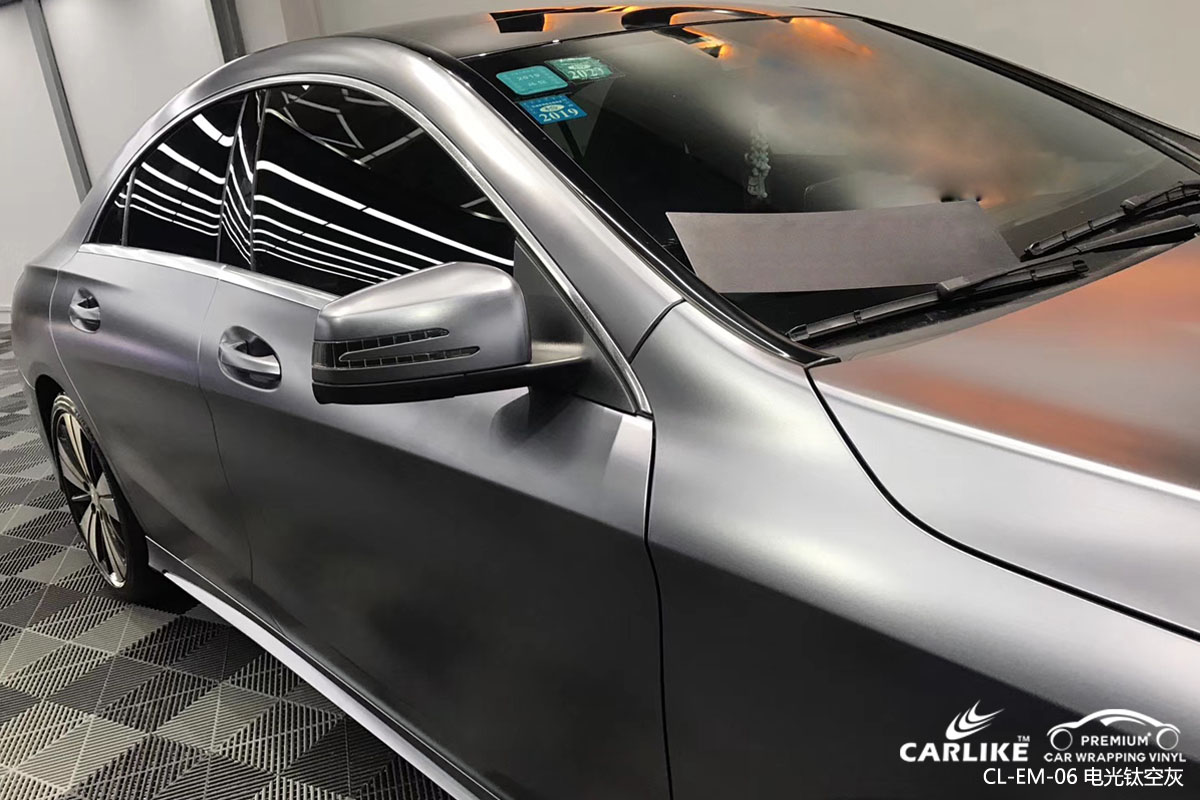 CARLIKE卡莱克™CL-EM-06奔驰电光钛空灰车身改色贴膜