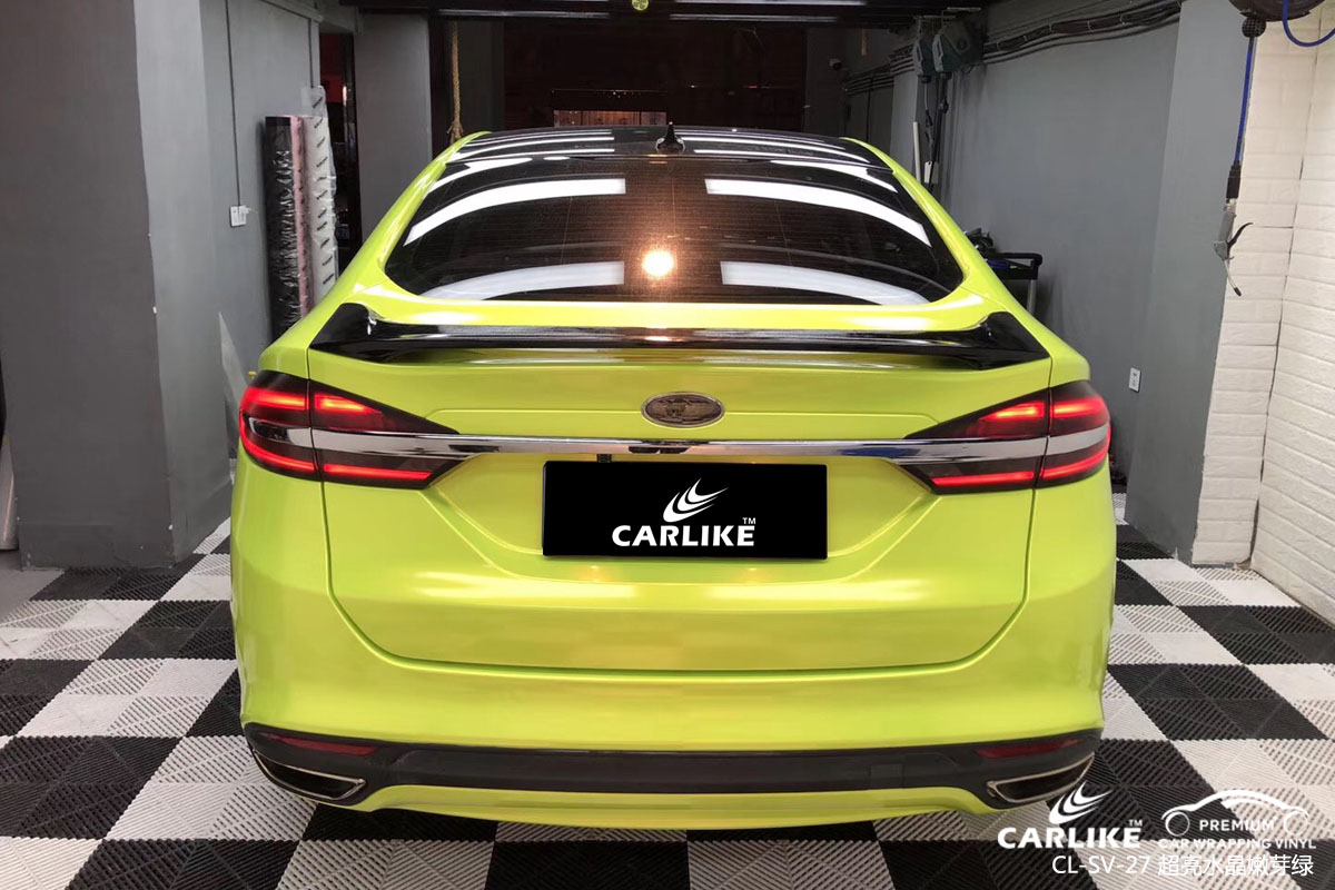 CARLIKE卡莱克™CL-SV-27长安福特超亮水晶嫩芽绿车身改色膜