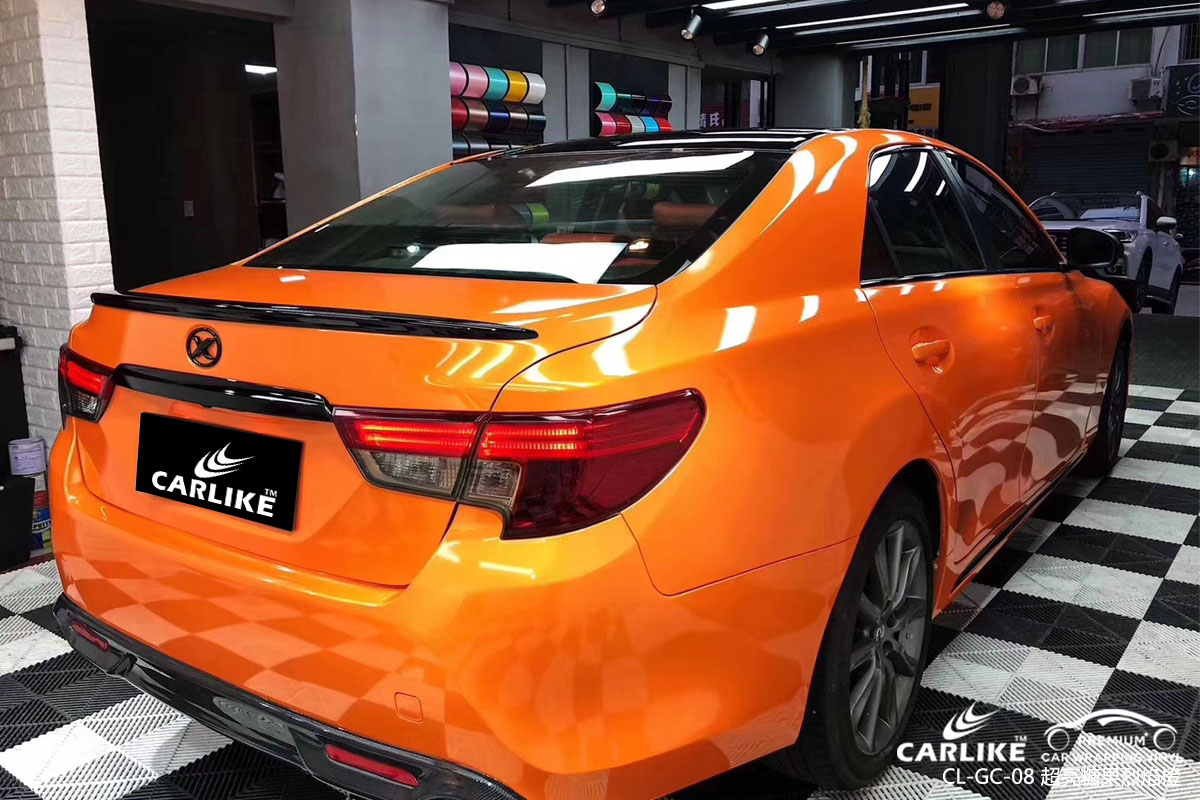CARLIKE卡莱克™CL-GC-08丰田超亮糖果烈焰橙全车身改色膜
