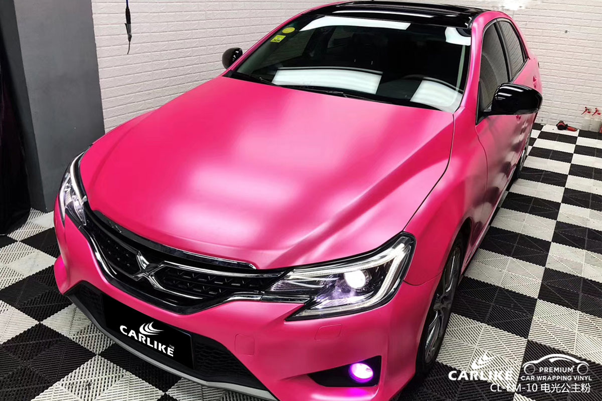 CARLIKE卡莱克™CL-EM-10丰田金属电光公主粉全车改色贴膜