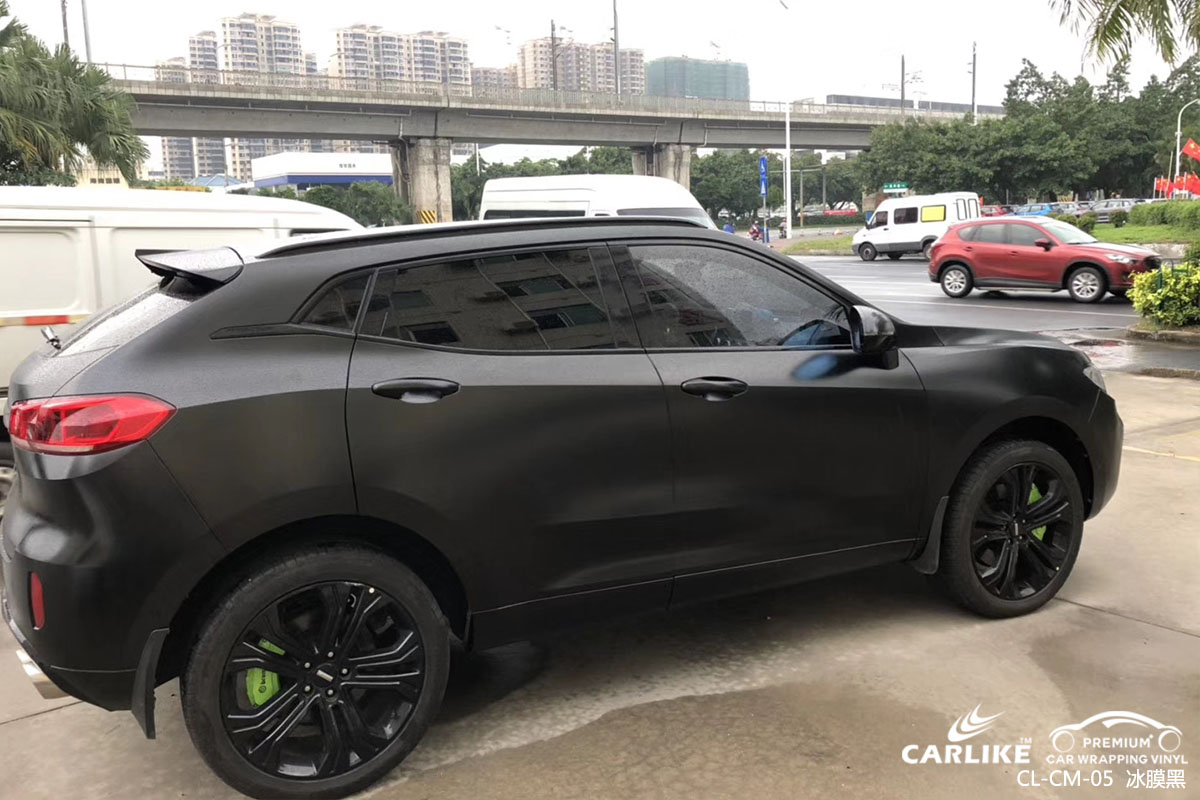 CARLIKE卡莱克™CL-CM-05长城哑光电镀冰膜黑色汽车改色膜