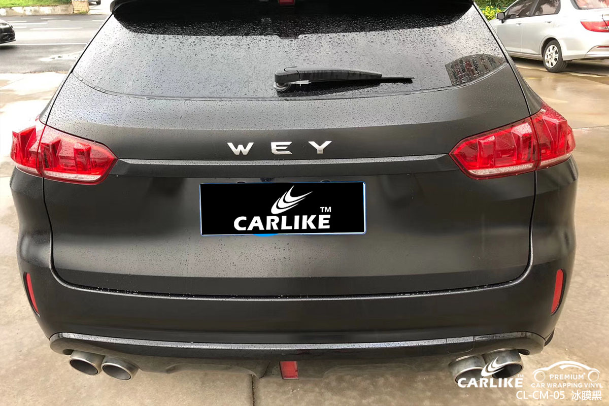 CARLIKE卡莱克™CL-CM-05长城哑光电镀冰膜黑色汽车改色膜