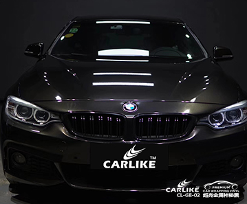 CARLIKE卡莱克™CL-GE-02宝马超亮金属神秘黑车身改色膜