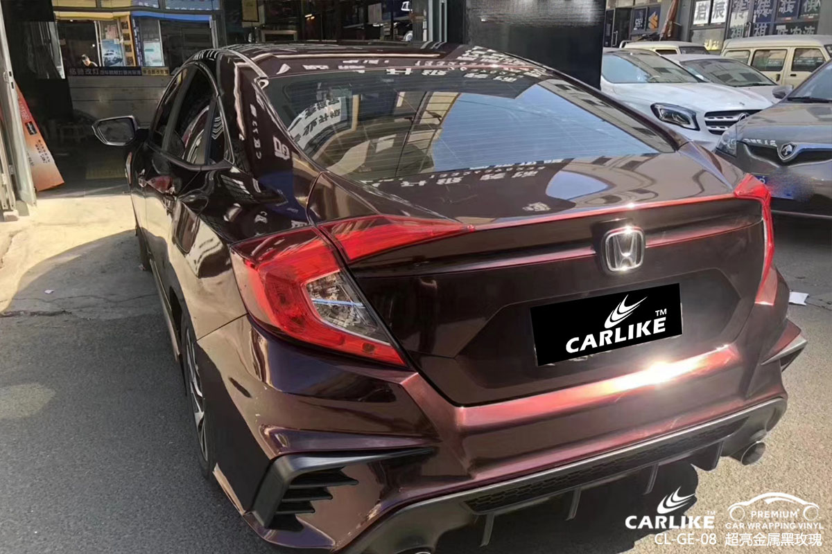 CARLIKE卡莱克™CL-GE-08丰田超亮金属黑玫瑰改色贴膜