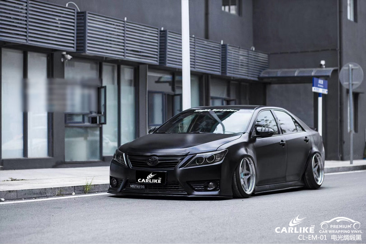 CARLIKE卡莱克™CL-EM-01丰田电光绸缎黑汽车改色