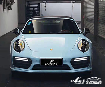 CARLIKE卡莱克™CL-GE-23保时捷超亮金属青雾蓝汽车改色