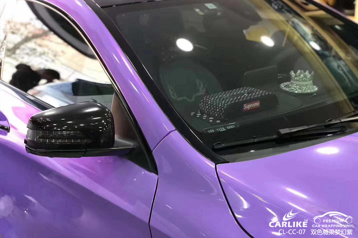 CARLIKE卡莱克™CL-CC-05奔驰双色糖果灰魅紫整车改色 width=