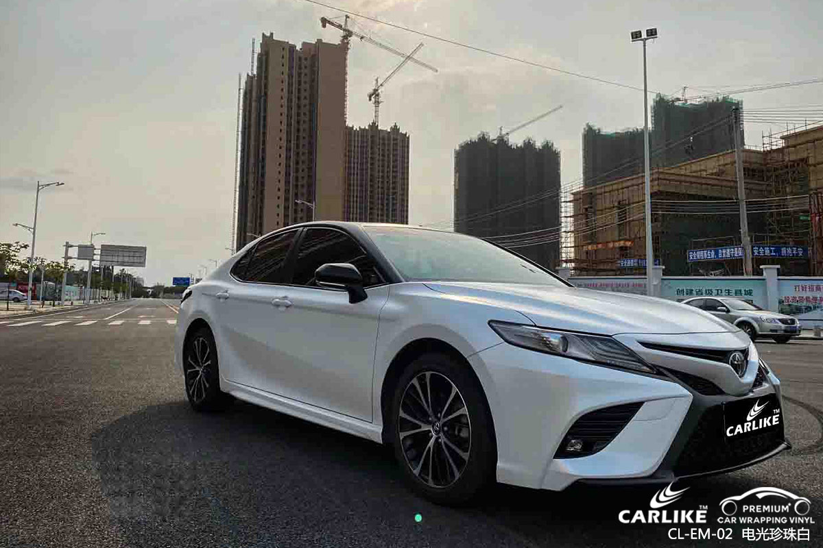 CARLIKE卡莱克™CL-EM-02哈佛电光珍珠白全车贴膜