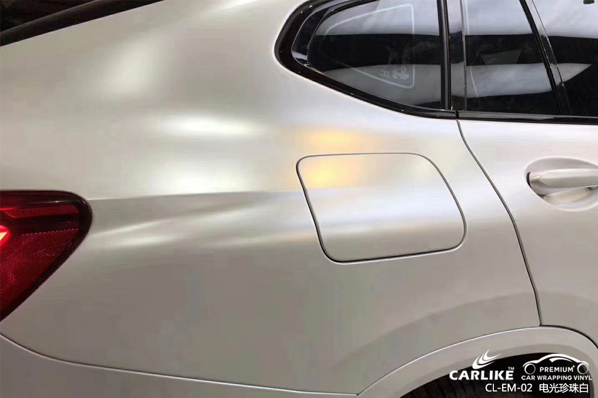 CARLIKE卡莱克™CL-EM-02宝马电光珍珠白车身贴膜