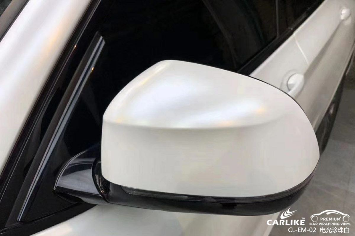 CARLIKE卡莱克™CL-EM-02宝马电光珍珠白车身贴膜