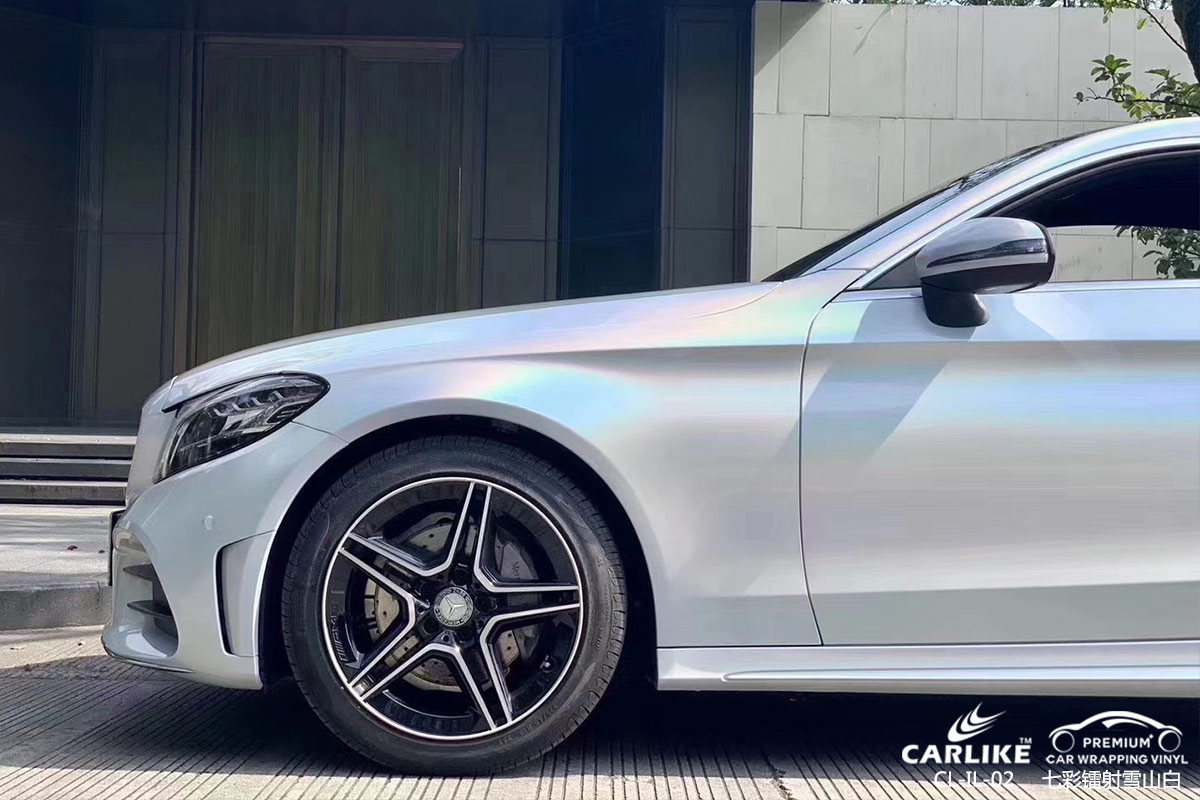 CARLIKE卡莱克™CL-EM-01凯迪拉克电光绸缎黑车身贴膜