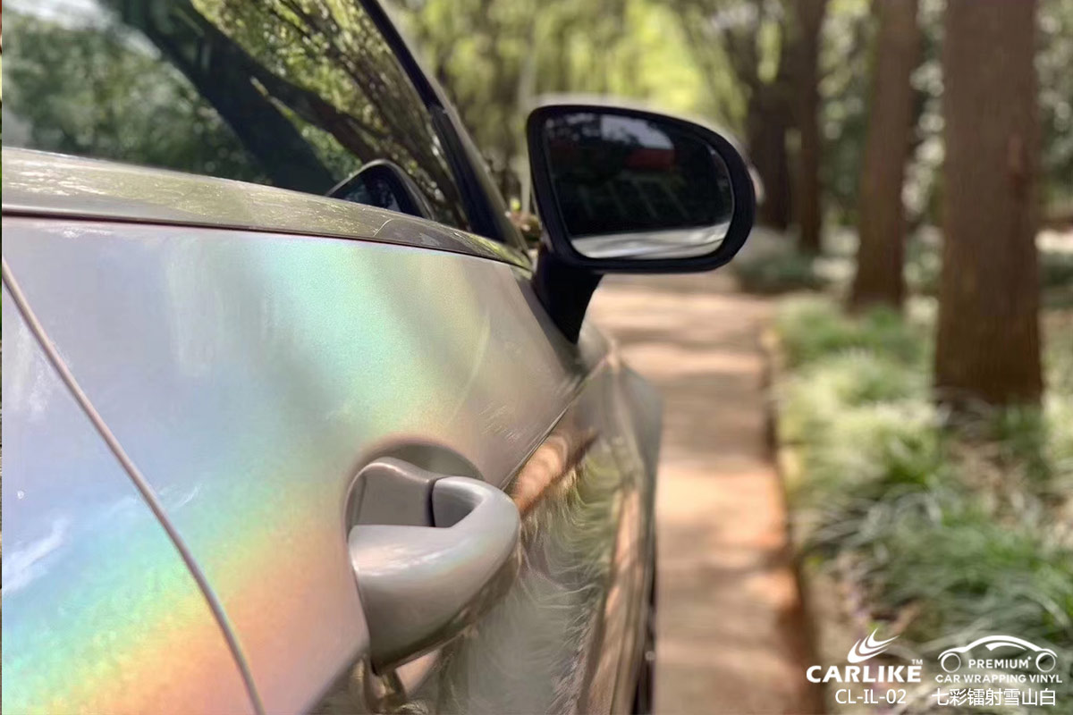 CARLIKE卡莱克™CL-EM-01凯迪拉克电光绸缎黑车身贴膜