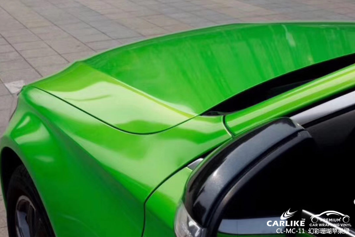 CARLIKE卡莱克™CL-MC-11奔驰幻彩珊瑚苹果绿车身贴膜