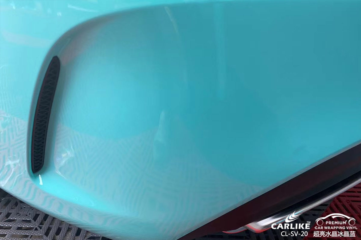 CARLIKE卡莱克™CL-SV-20奔驰超亮水晶冰晶蓝车身贴膜