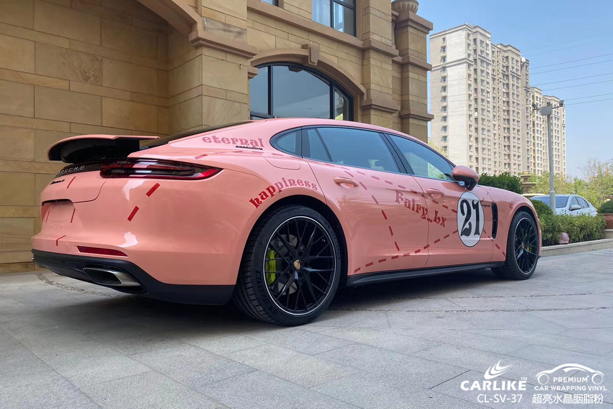 CARLIKE卡莱克™CL-EM-01凯迪拉克电光绸缎黑车身贴膜