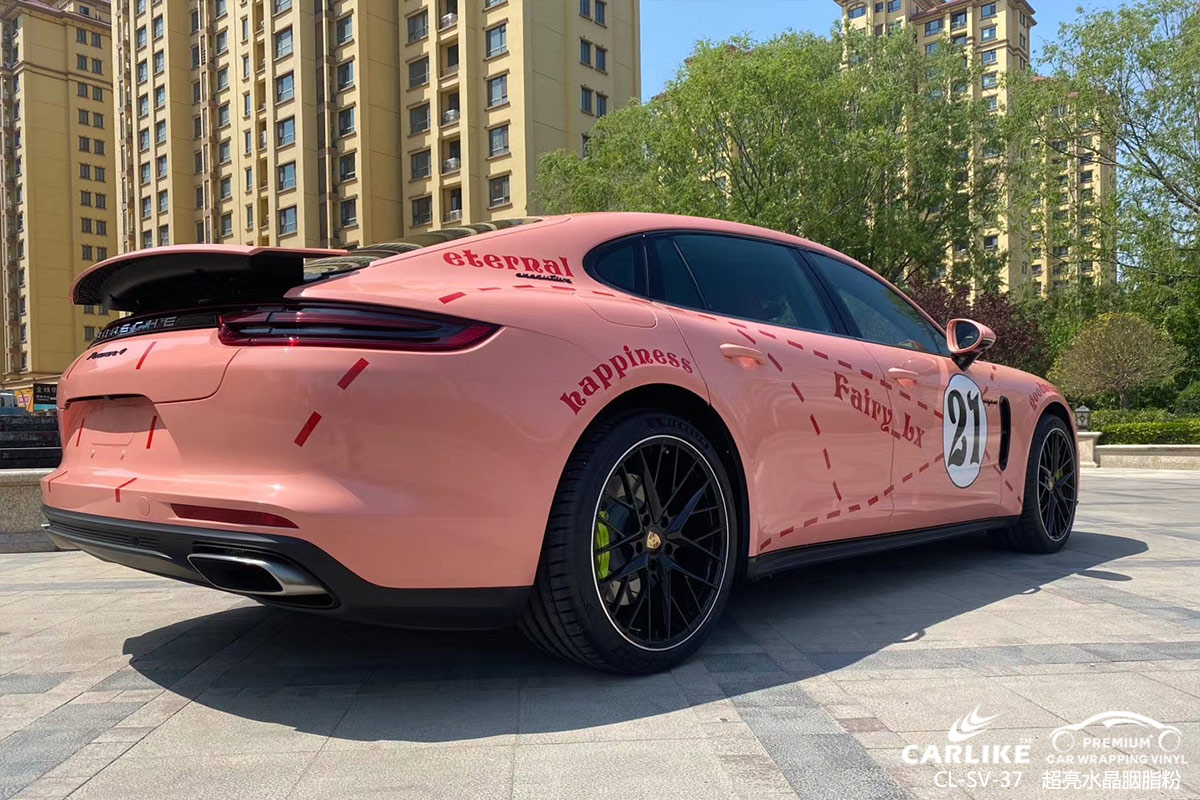 CARLIKE卡莱克™CL-EM-01凯迪拉克电光绸缎黑车身贴膜