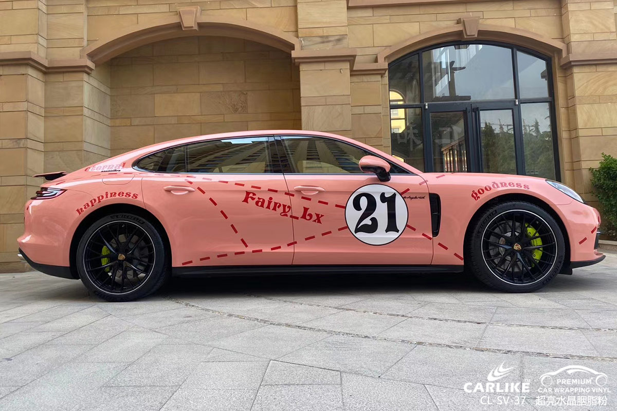 CARLIKE卡莱克™CL-EM-01凯迪拉克电光绸缎黑车身贴膜