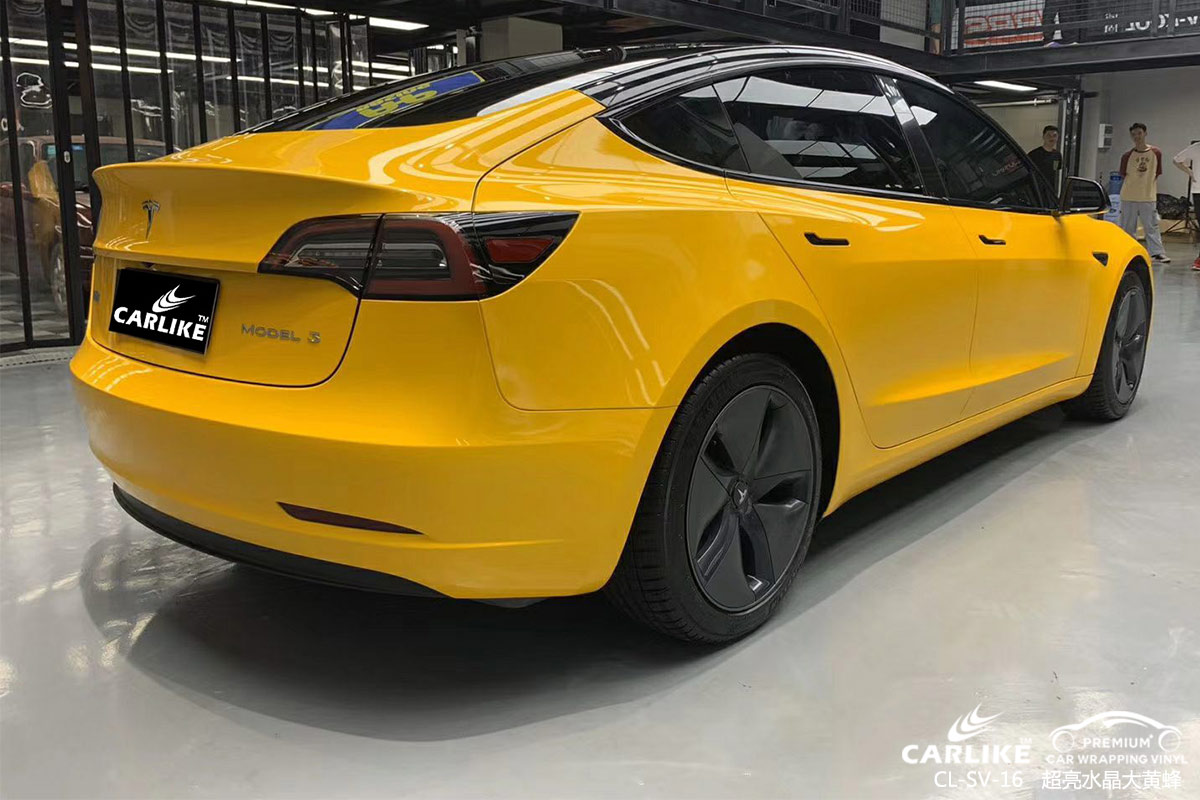 CARLIKE卡莱克™CL-SV-16特斯拉超亮水晶大黄蜂汽车贴膜