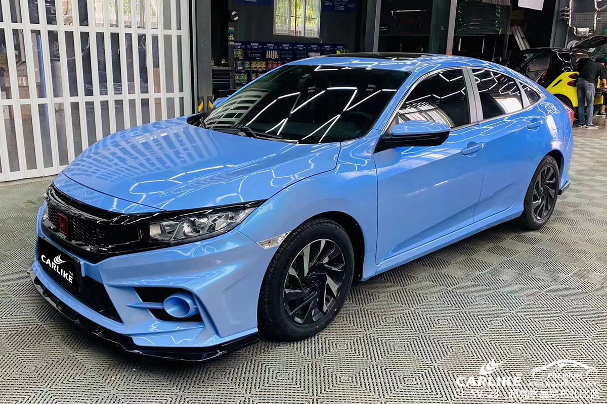 CARLIKE卡莱克™CL-SV-23本田超亮水晶阿布扎比蓝汽车改色