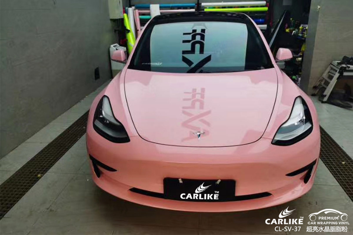 CARLIKE卡莱克™CL-SV-37特斯拉超亮水晶胭脂粉汽车贴膜