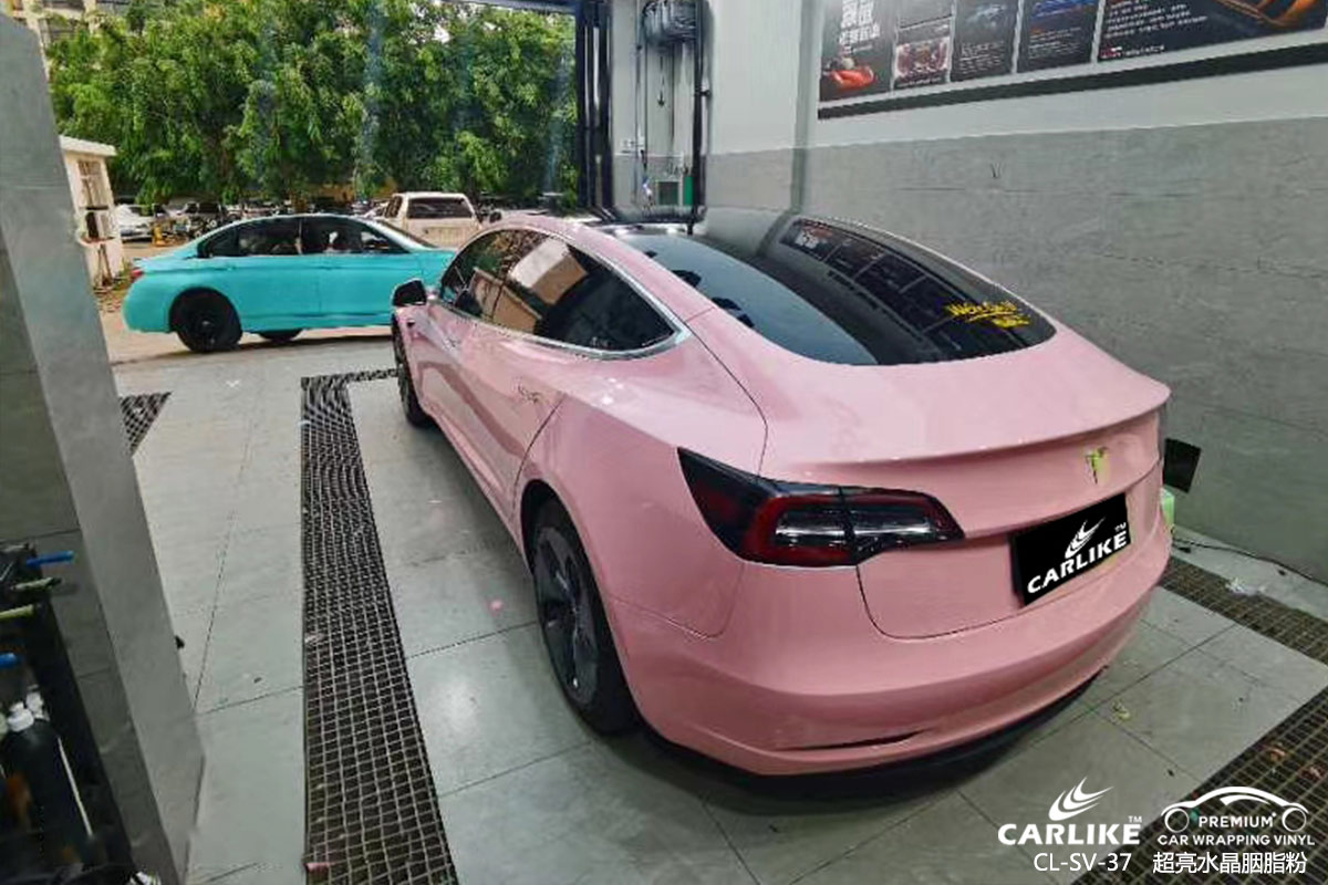 CARLIKE卡莱克™CL-SV-37特斯拉超亮水晶胭脂粉汽车贴膜