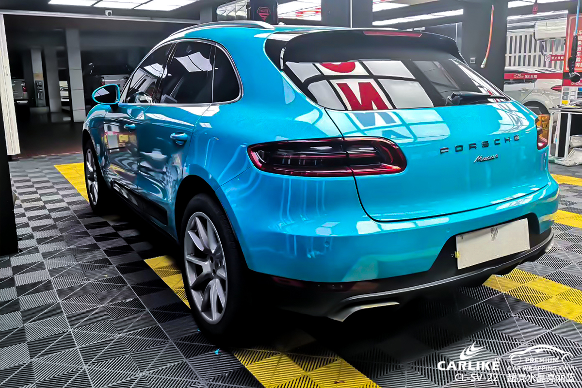 CARLIKE卡莱克™CL-SV-22保时捷超亮水晶亮丽蓝汽车贴膜