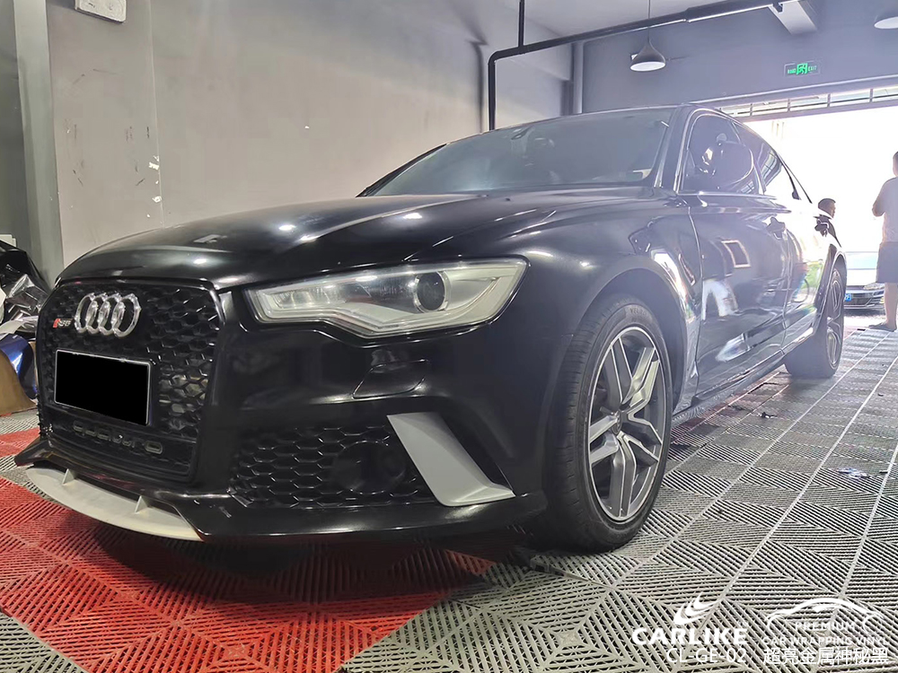 CARLIKE卡莱克™CL-GE-02奥迪超亮金属神秘黑车身贴膜