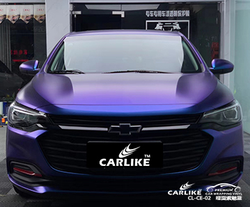CARLIKE卡莱克™CL-CE-02雪佛兰哑面紫魅蓝汽车改色