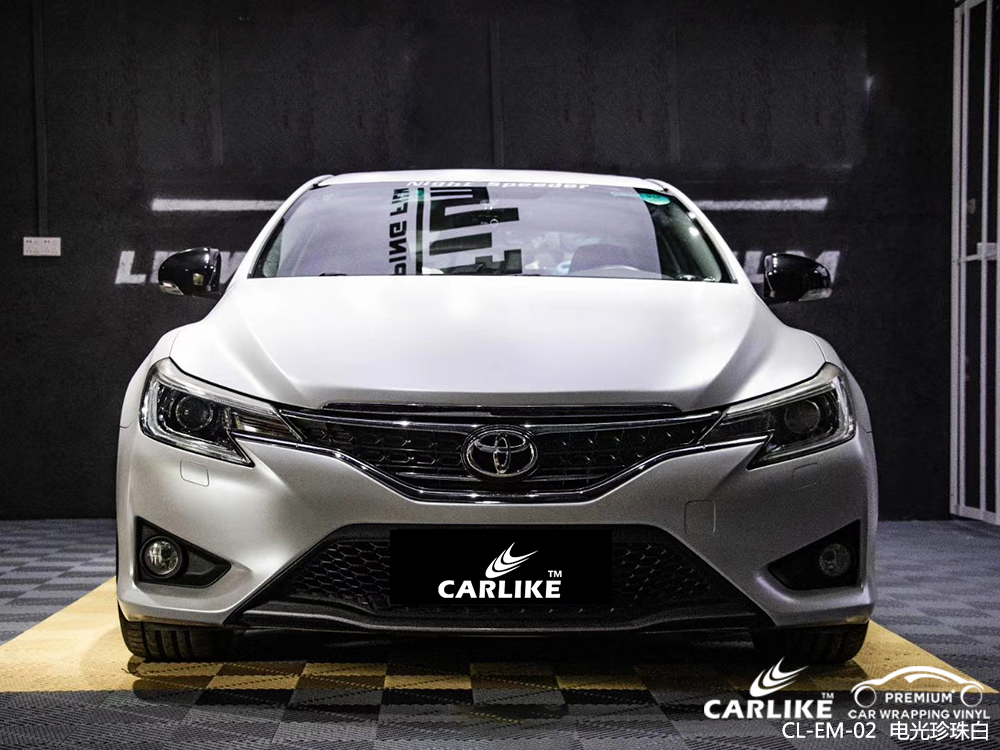 CARLIKE卡莱克™CL-EM-02丰田锐志电光珍珠白汽车改色