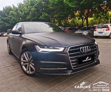 CARLIKE卡莱克™CL-SM-01奥迪超哑黑整车改色贴膜效果图