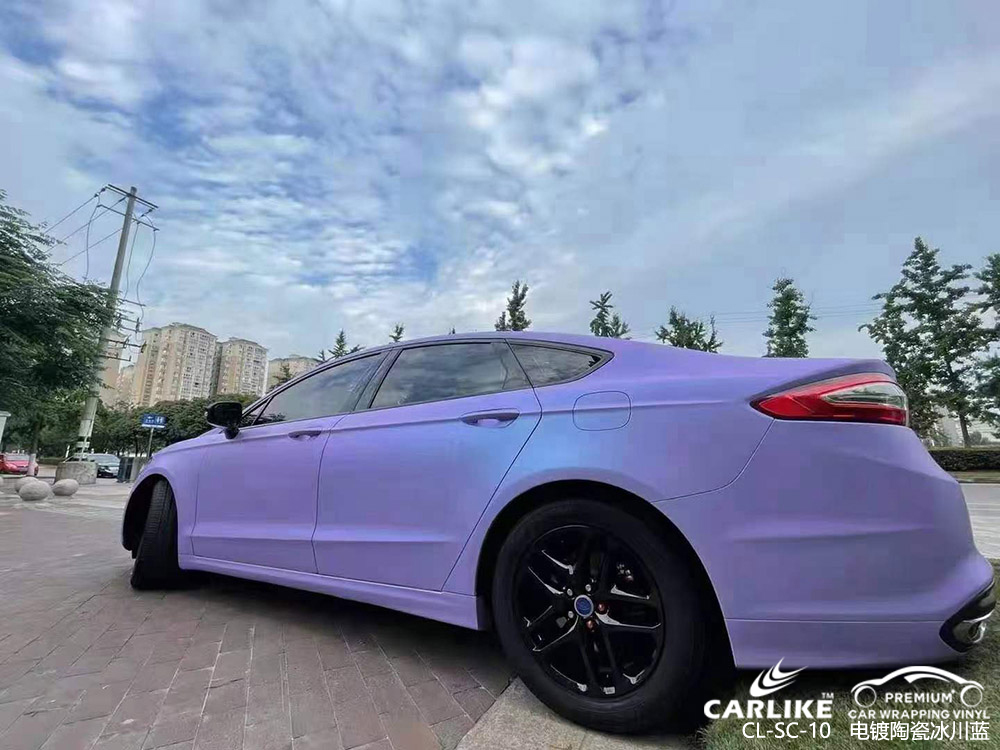 CARLIKE卡莱克™CL-CC-01特斯拉双色糖果紫魅蓝整车改装