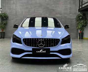 CARLIKE卡莱克™CL-SV-19奔驰超亮水晶青雾蓝全车改色