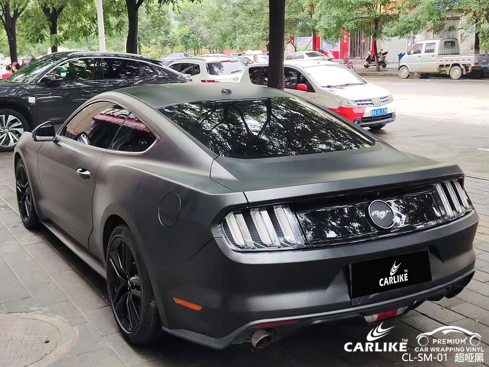 CARLIKE卡莱克™CL-SM-01野马超哑黑全车贴膜