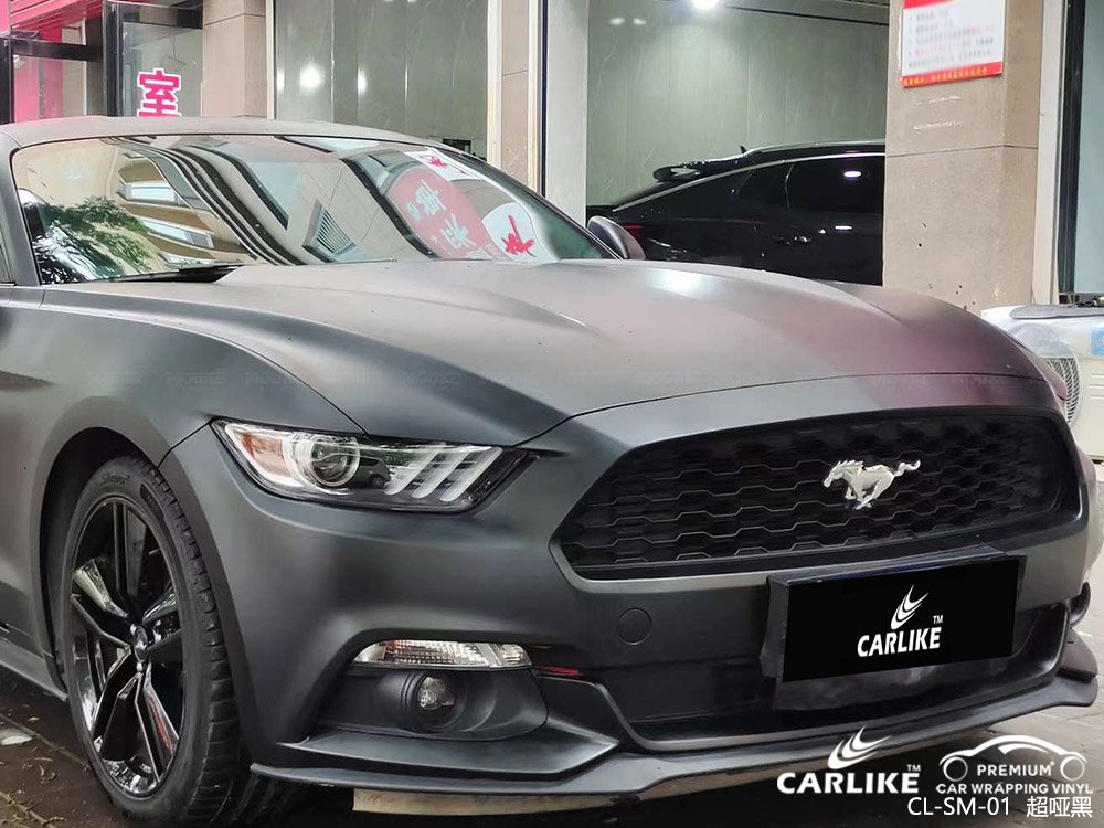 CARLIKE卡莱克™CL-SM-01野马超哑黑全车贴膜