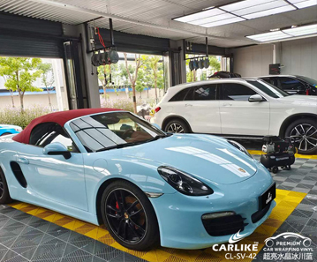 CARLIKE卡莱克™CL-SV-42保时捷超亮水晶冰川蓝车身改色
