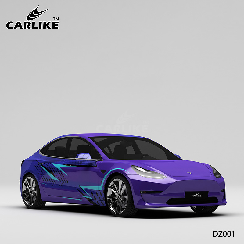 CARLIKE卡莱克™CL-DZ-001特斯拉刺激战场车身改色