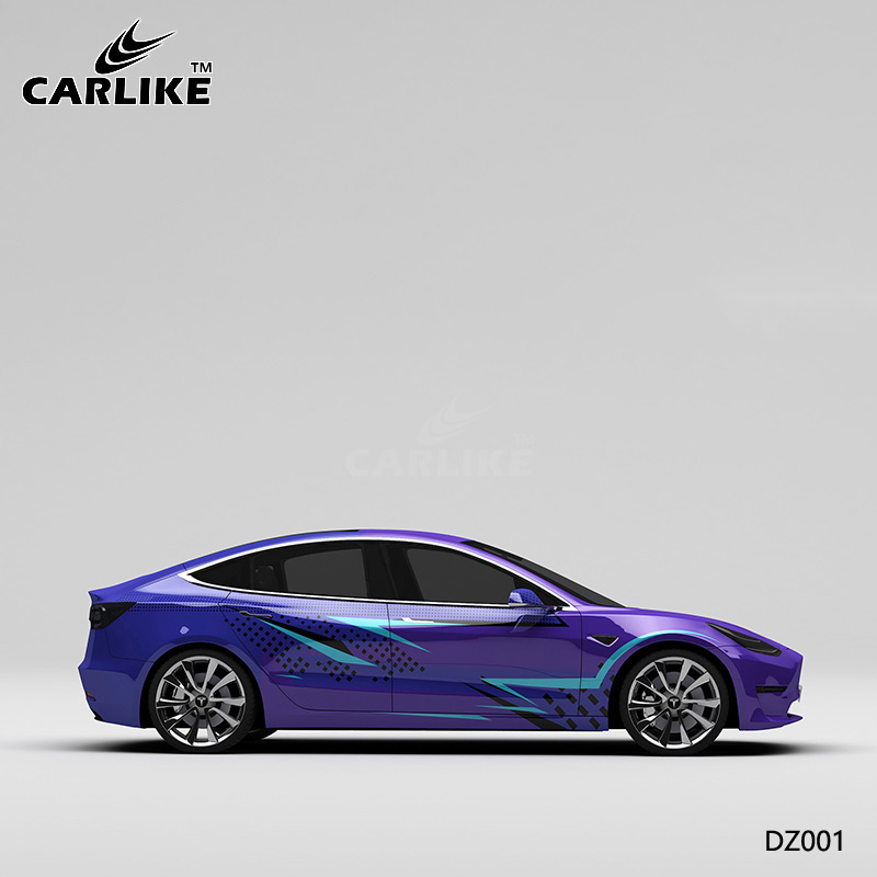 CARLIKE卡莱克™CL-DZ-001特斯拉刺激战场车身改色