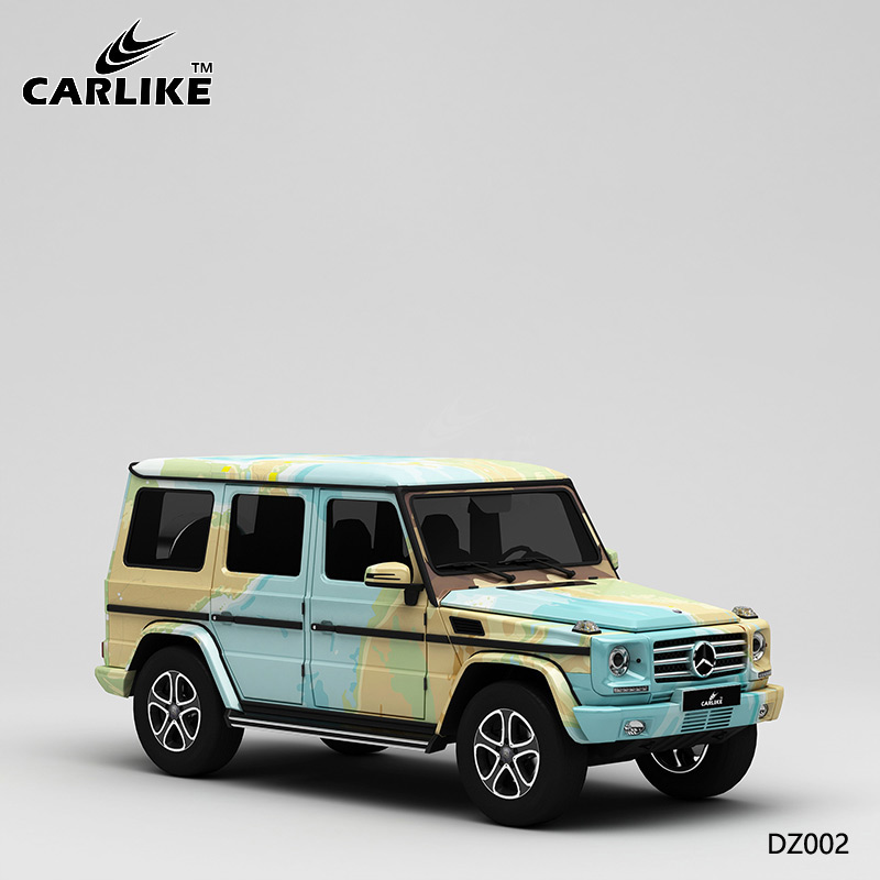 CARLIKE卡莱克™CL-DZ-002奔驰地图彩绘全车改色