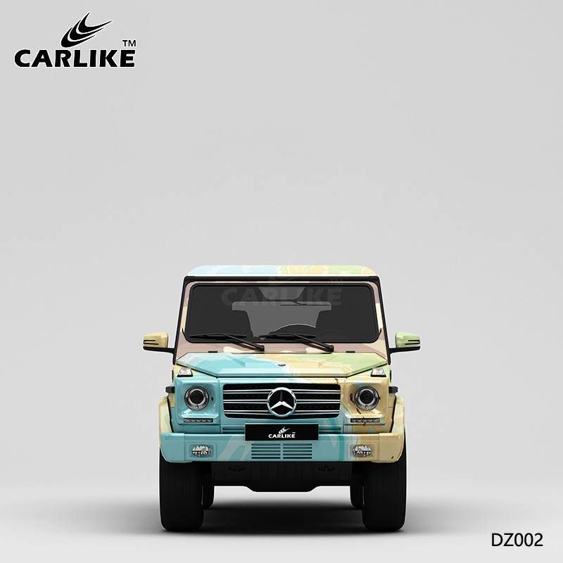 CARLIKE卡莱克™CL-DZ-002奔驰地图彩绘全车改色