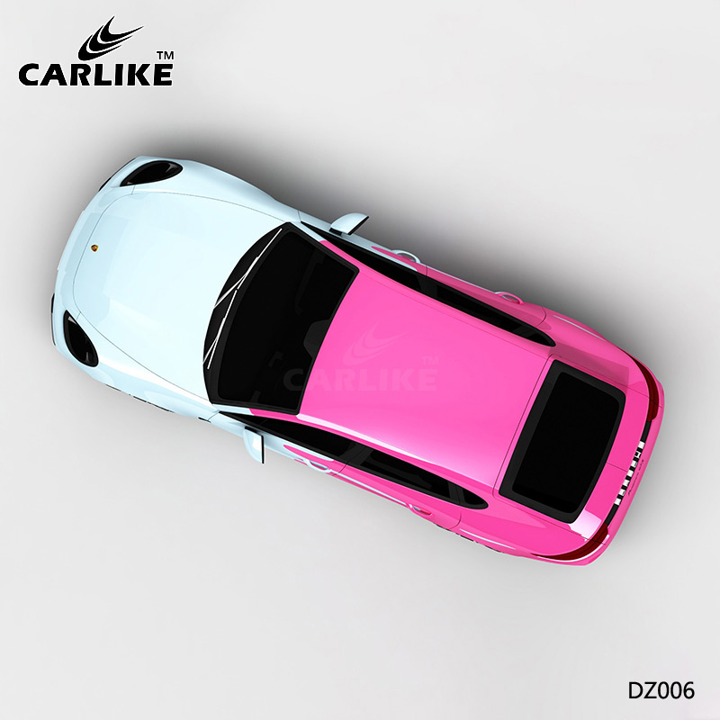 CARLIKE卡莱克™CL-DZ-006保时捷蓝红双拼车身贴膜