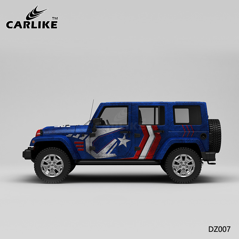 CARLIKE卡莱克™CL-DZ-007吉普美国队长车身贴膜