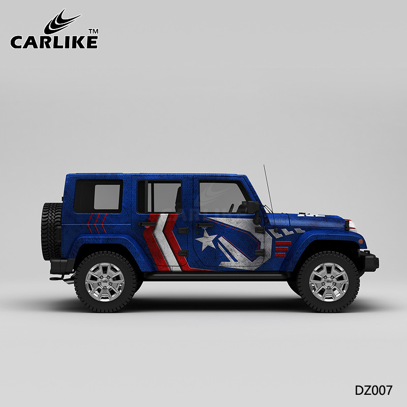 CARLIKE卡莱克™CL-DZ-007吉普美国队长车身贴膜
