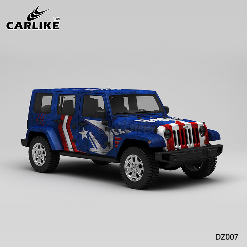CARLIKE卡莱克™CL-DZ-007吉普美国队长车身贴膜