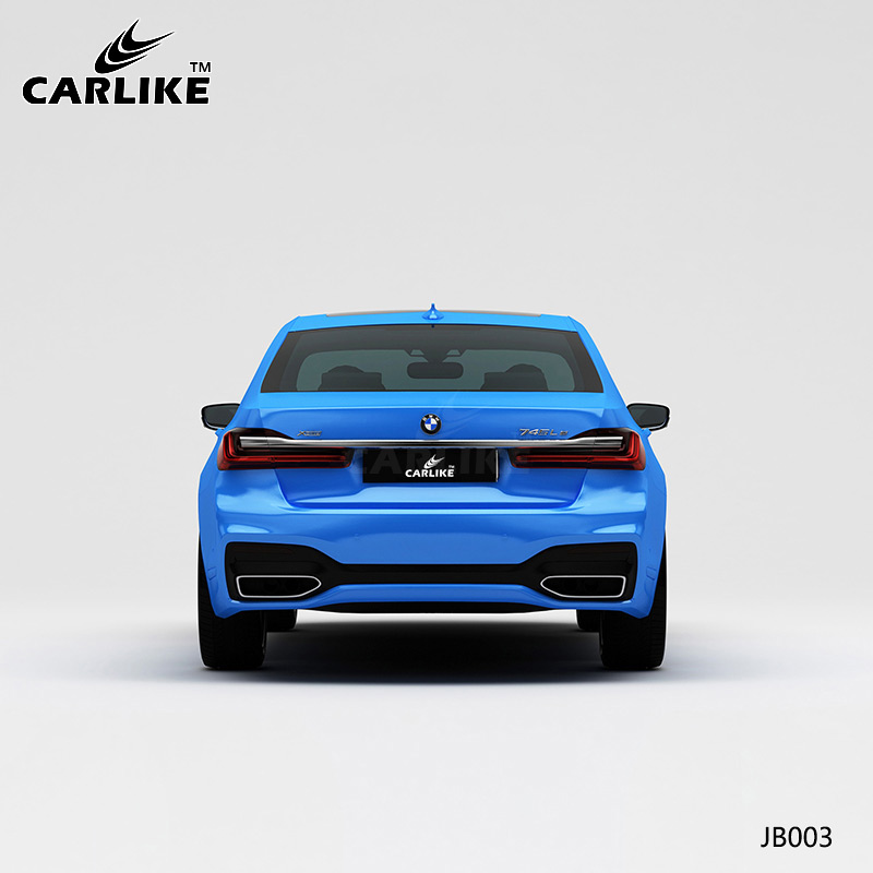 CARLIKE卡莱克™CL-JB-003宝马白变蓝泼墨渐变全车改色