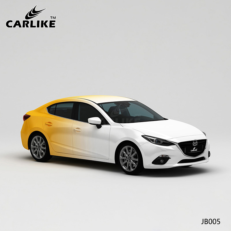 CARLIKE卡莱克™CL-JB-005马自达白橙渐变整车改色